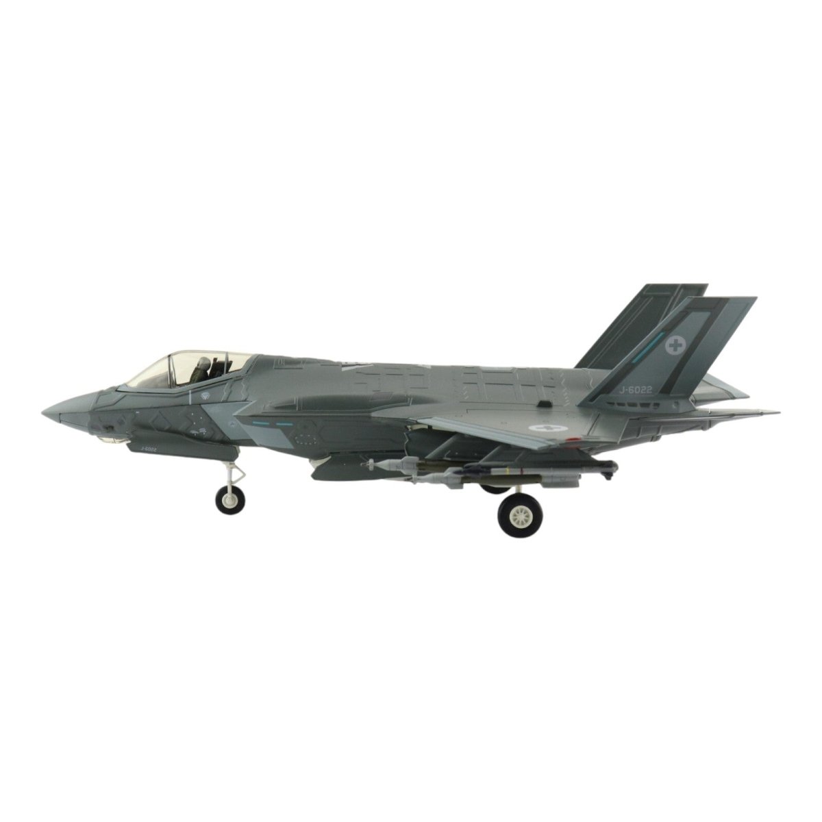 Hobby Master 1:72 Scale F - 35A Lightning II J - 6022, Swiss Air Force Model HA4434 - Hobby Master