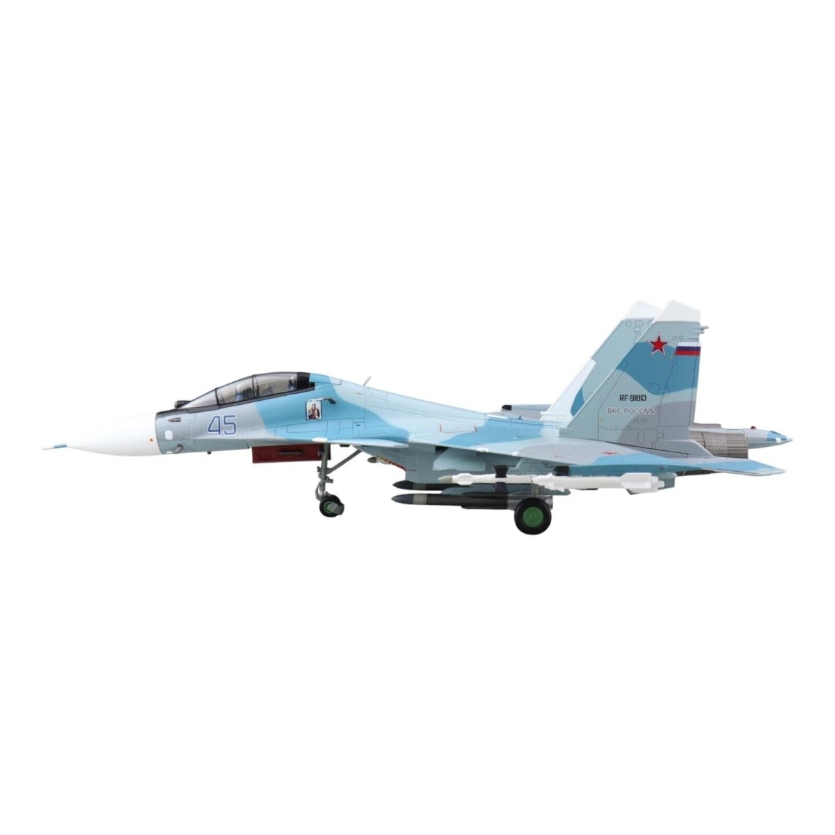 Hobby Master 1:72 Su - 30SM Flanker H Blue 45 Russian Air Force Diecast HA9505 - Hobby Master