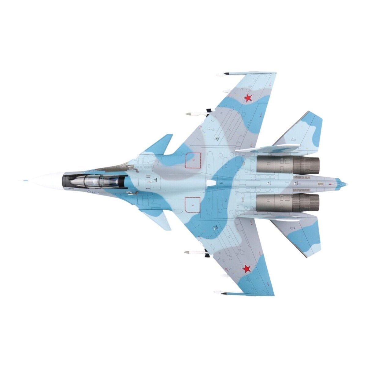 Hobby Master 1:72 Su - 30SM Flanker H Blue 45 Russian Air Force Diecast HA9505 - Hobby Master