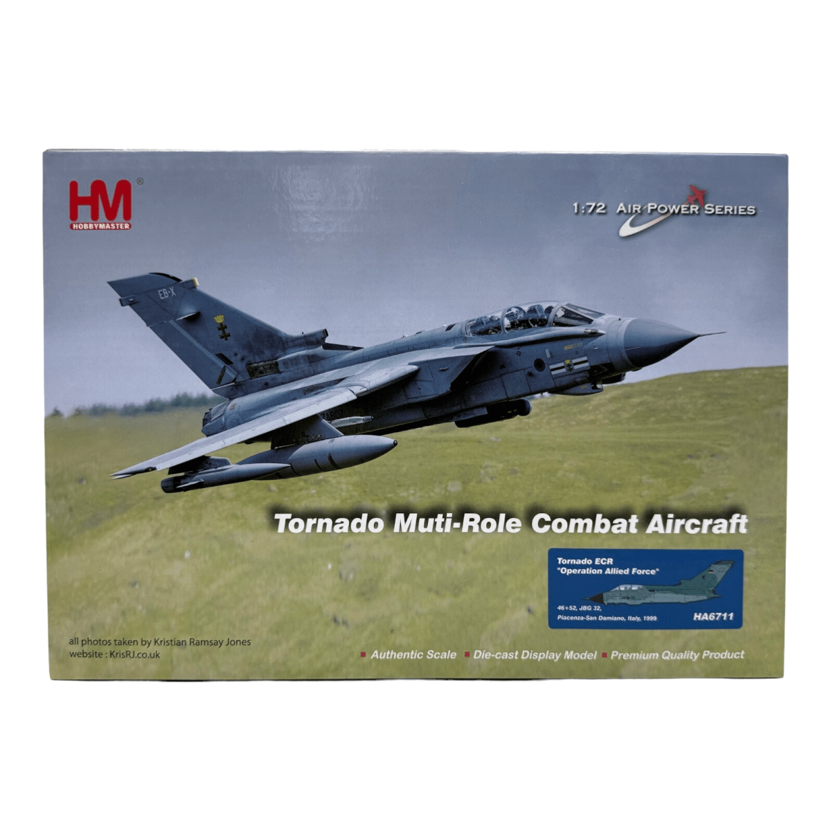 Hobby Master 1:72 Tornado ECR "Operation Allied Force" 46+52, Italy 1999, HA6711 - Hobby Master