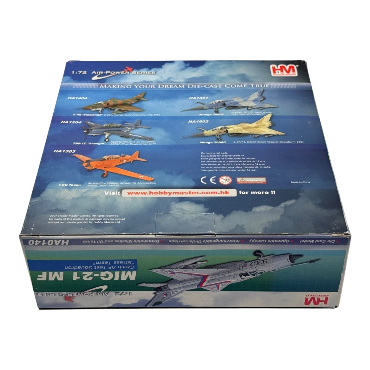 Hobby Master HA0140 1:72 MiG - 21MF Fishbed Czech Air Force Test Squadron - Hobby Master