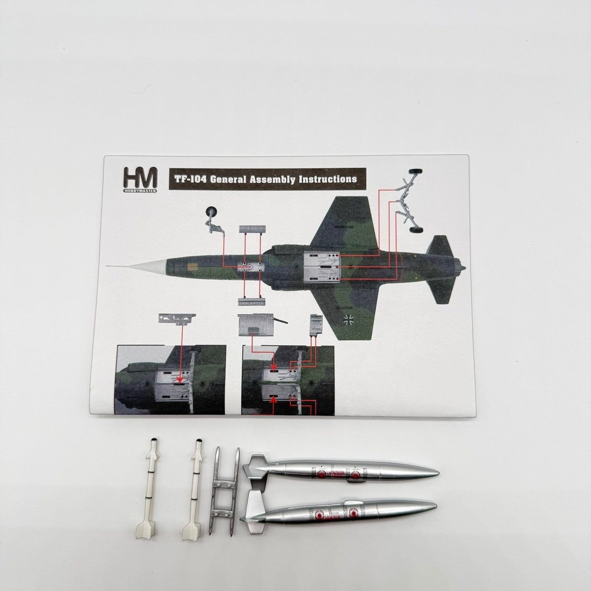 Hobby Master HA1043 1:72 Lockheed F - 104G Starfighter JA+240 JG 71 1965 - Hobby Master