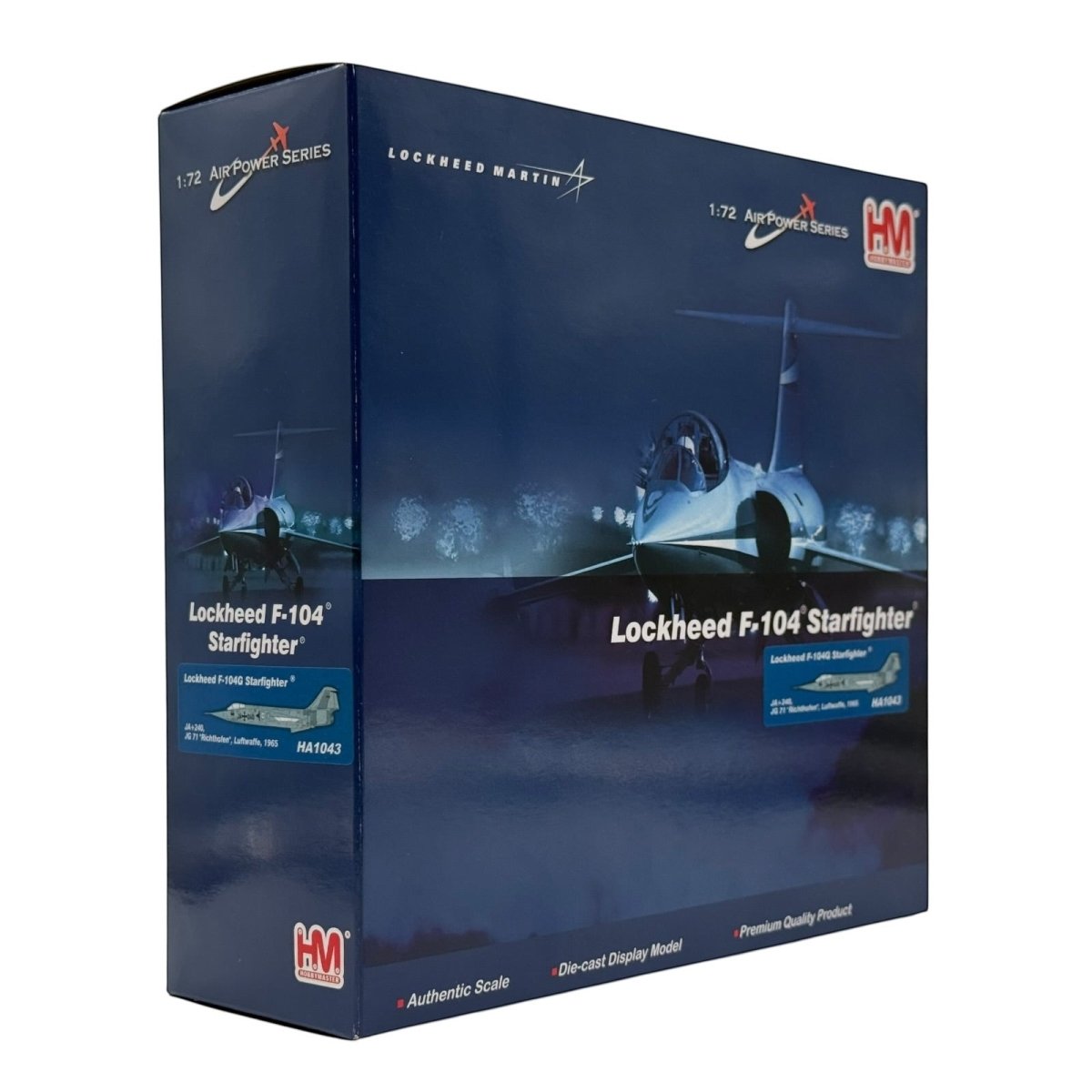 Hobby Master HA1043 1:72 Lockheed F - 104G Starfighter JA+240 JG 71 1965 - Hobby Master