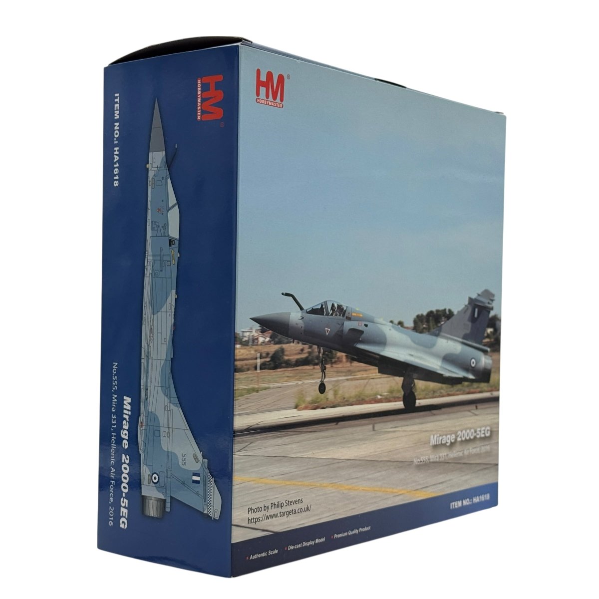 Hobby Master HA1618 1:72 Mirage 2000 - 5EG No.555 Mira 331 Hellenic Air Force 2016 - Hobby Master