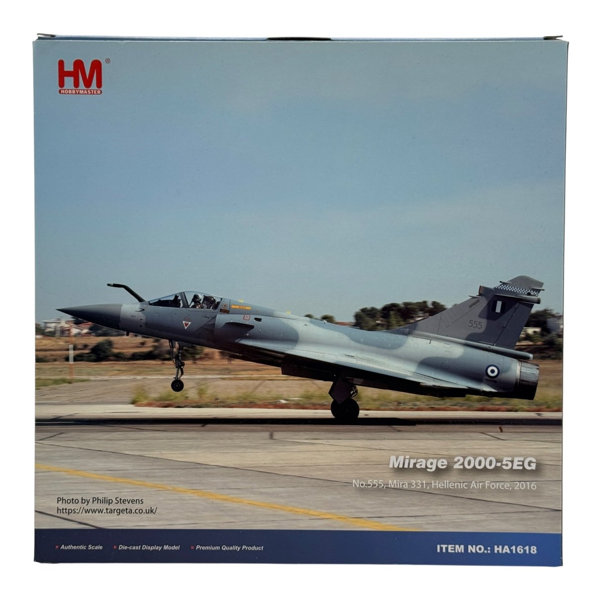 Hobby Master HA1618 1:72 Mirage 2000 - 5EG No.555 Mira 331 Hellenic Air Force 2016 - Hobby Master