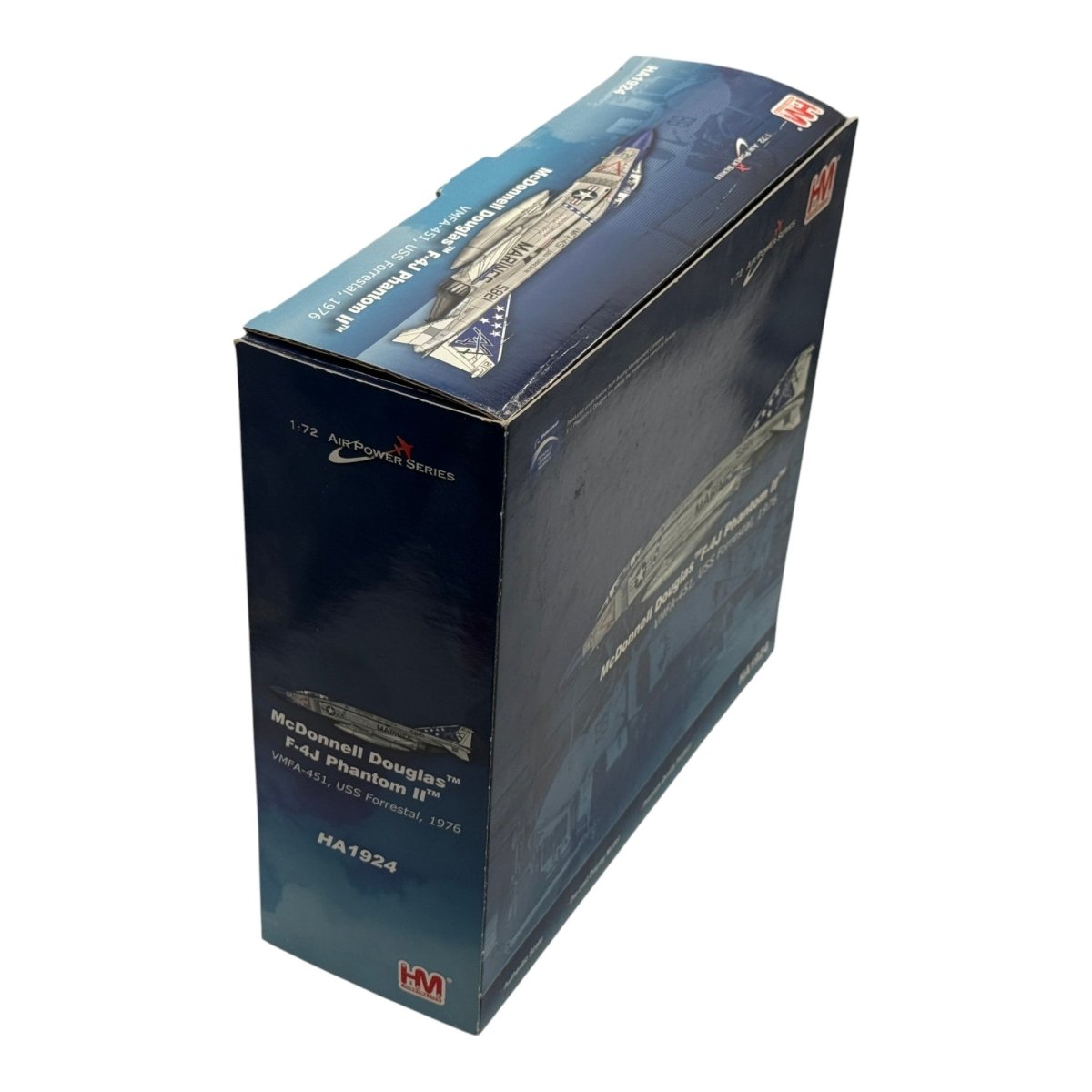 Hobby Master HA1924 1:72 McDonnell Douglas F-4J Phantom II USMC VMFA-451 Warlords USS Forrestal 1976 - Hobby Master