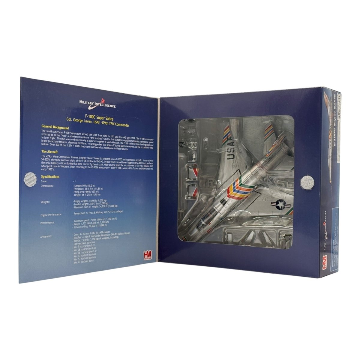Hobby Master HA2105 1:72 F - 100C Super Sabre 54 - 2076 George Laven Jr - Hobby Master