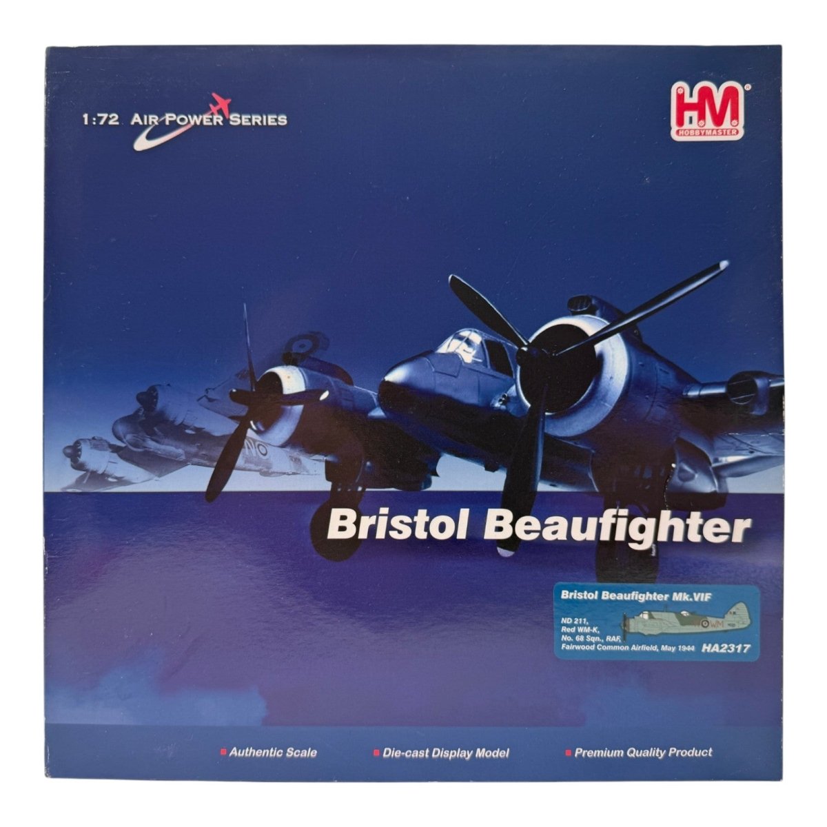 Hobby Master HA2317 1:72 Beaufighter Mk VIF ND211 WM-K 68 Sqn RAF 1944 - Hobby Master