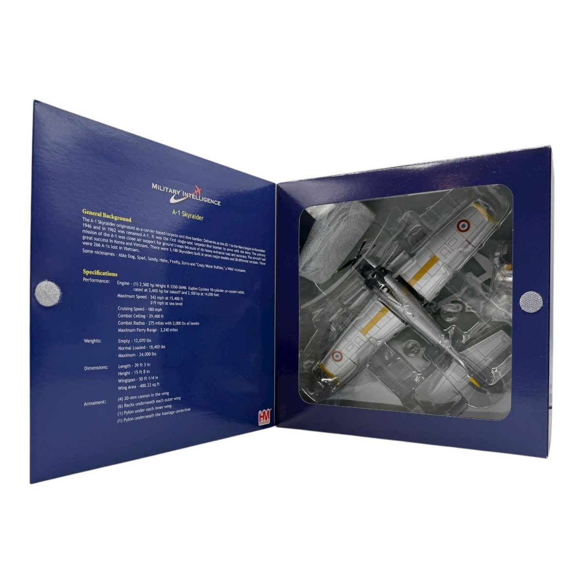 Hobby Master HA2916 1:72 Douglas AD - 4 Skyraider EC 2/20 Ouarsenis Algeria 1960s - Hobby Master