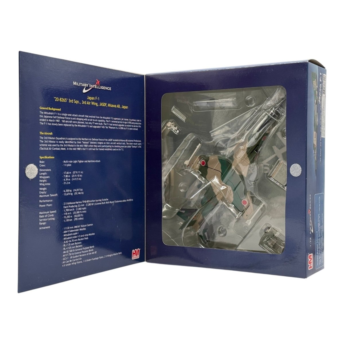 Hobby Master HA3401 1:72 Mitsubishi F - 1 JASDF 3rd Hikotai Misawa AB - Hobby Master