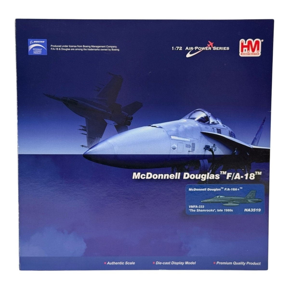 Hobby Master HA3519 1:72 F/A - 18A+ VMFA - 333 Fighting Shamrocks Late 1980s - Hobby Master