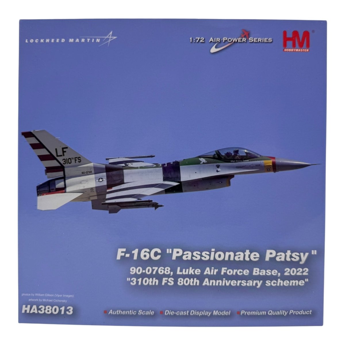 Hobby Master HA38013 1:72 F - 16C "Passionate Patsy", 90 - 0768, 310th FS Luke AFB - Hobby Master