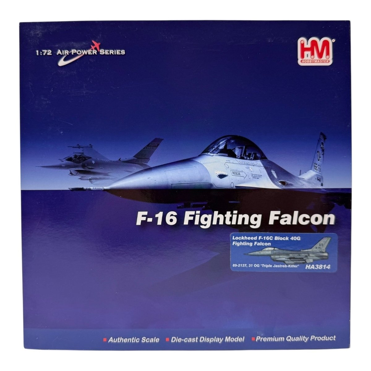 Hobby Master HA3814 1:72 F - 16C Block 40G, 89 - 2137 AV, "Triple Jastreb - Killer" - Hobby Master