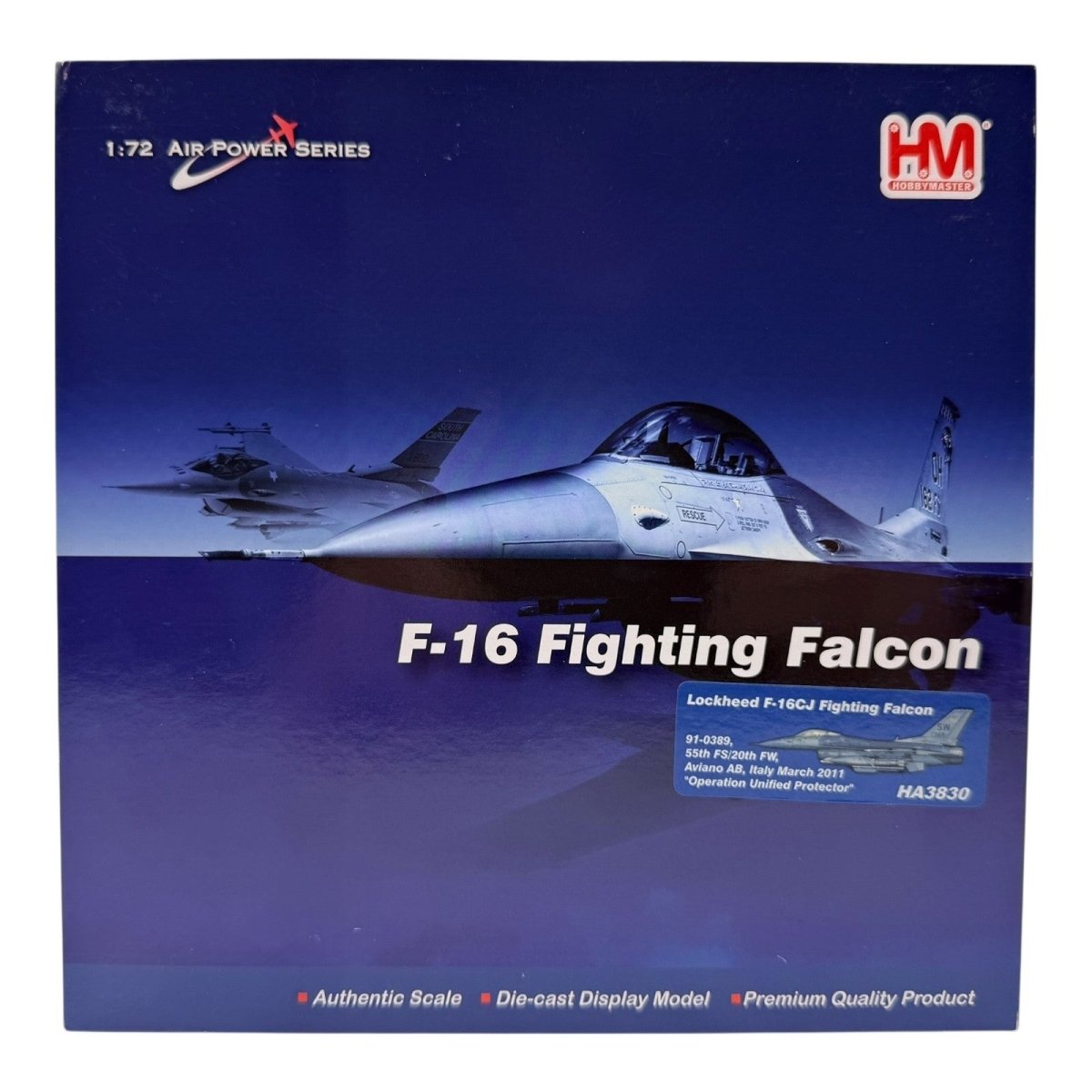 Hobby Master HA3830 1:72 F - 16CJ Fighting Falcon, 91 - 0389 SW, Unified Protector - Hobby Master