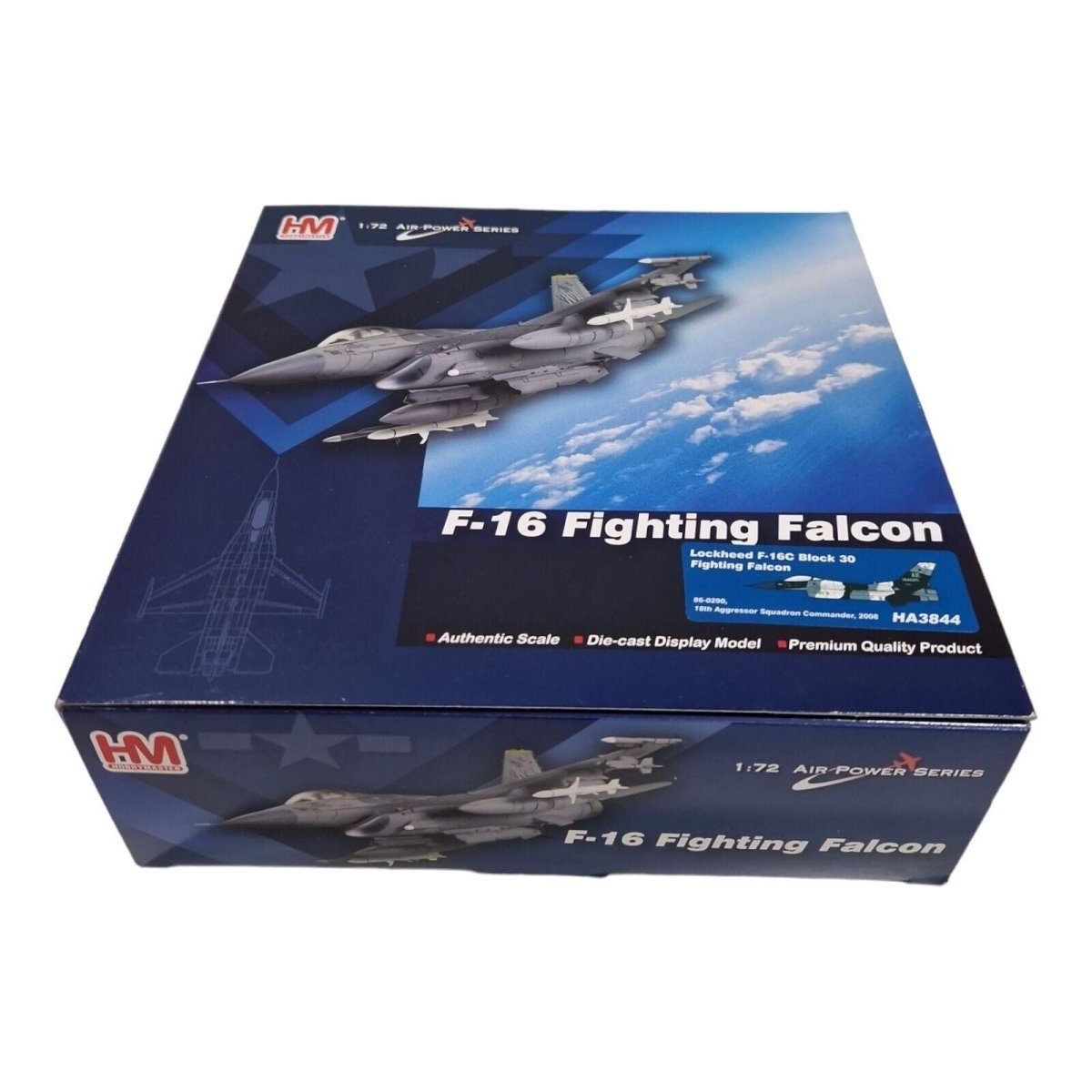 Hobby Master 1:72 F - 16C Block 30, 18th Aggressor Squadron Diecast HA3844 - Hobby Master