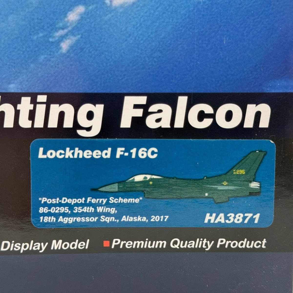 Hobby Master HA3871 1:72 F-16C Fighting Falcon USAF 18th AGRS Alaska 2017 - Hobby Master