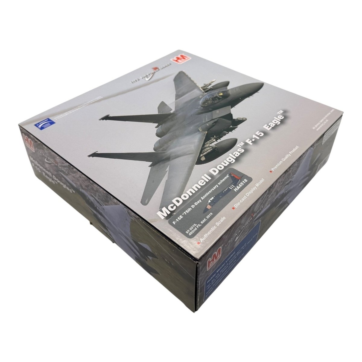 Hobby Master HA4518 1:72 F - 15E Eagle 492nd FS RAF 2019 75th D - Day Scheme - Hobby Master