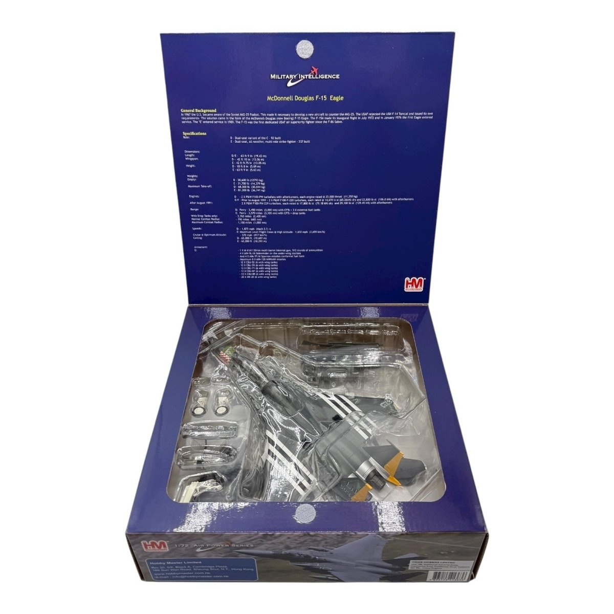 Hobby Master HA4598 1:72 F - 15E Eagle 494th FS RAF Lakenheath 2019 D - Day Scheme - Hobby Master