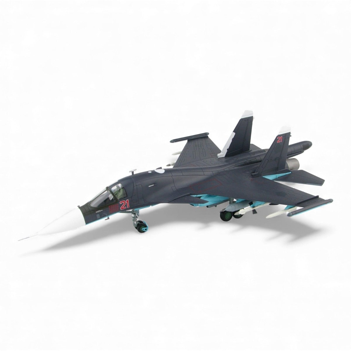 Hobby Master HA6302A 1:72 Su - 34 Fullback Fighter Bomber Red 21 Russian Air Force - Hobby Master