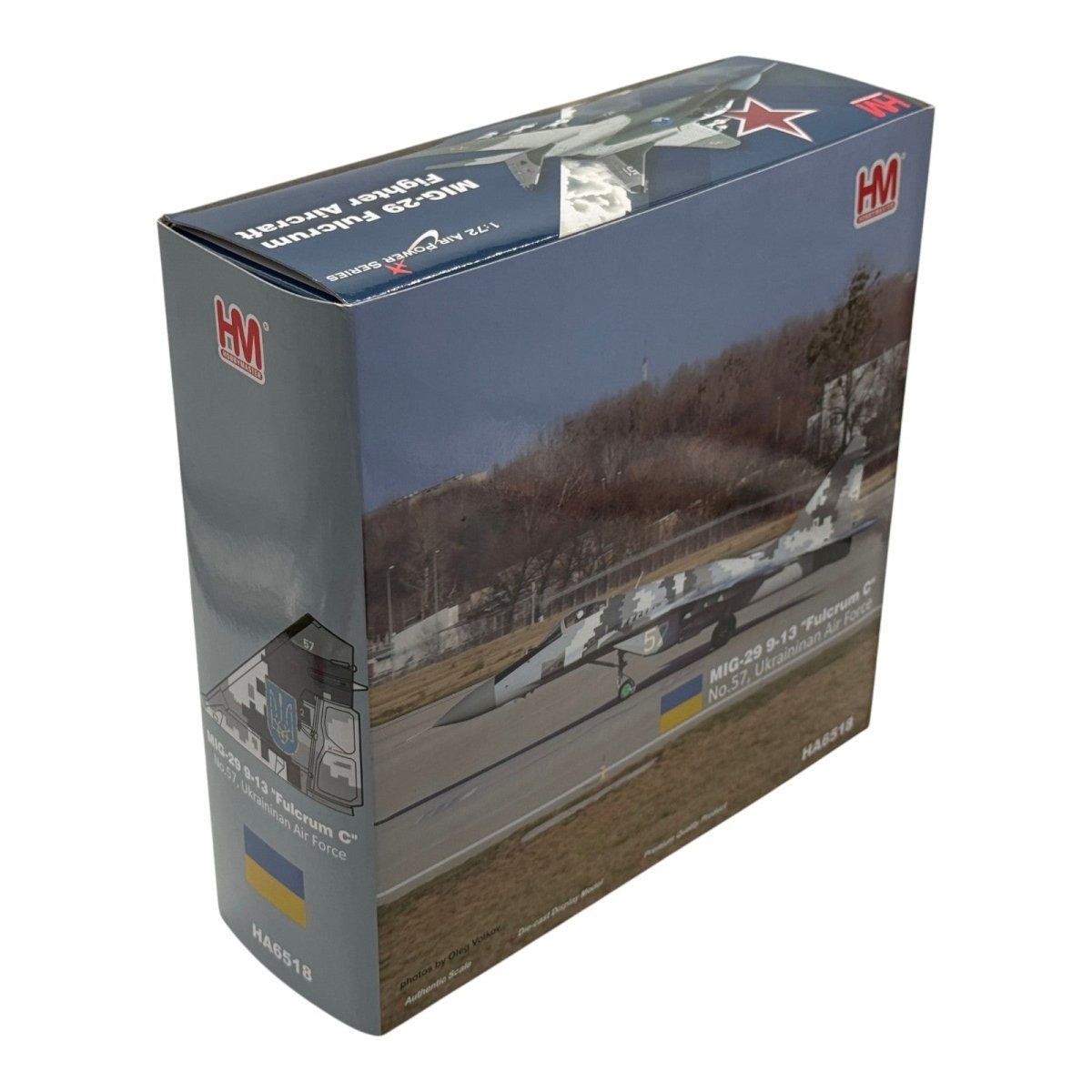 Hobby Master HA6518 1:72 Mikoyan MiG-29MU1 Fulcrum-C Ukrainian Air Force Yellow 57 Digital Camouflage 2014 - Hobby Master