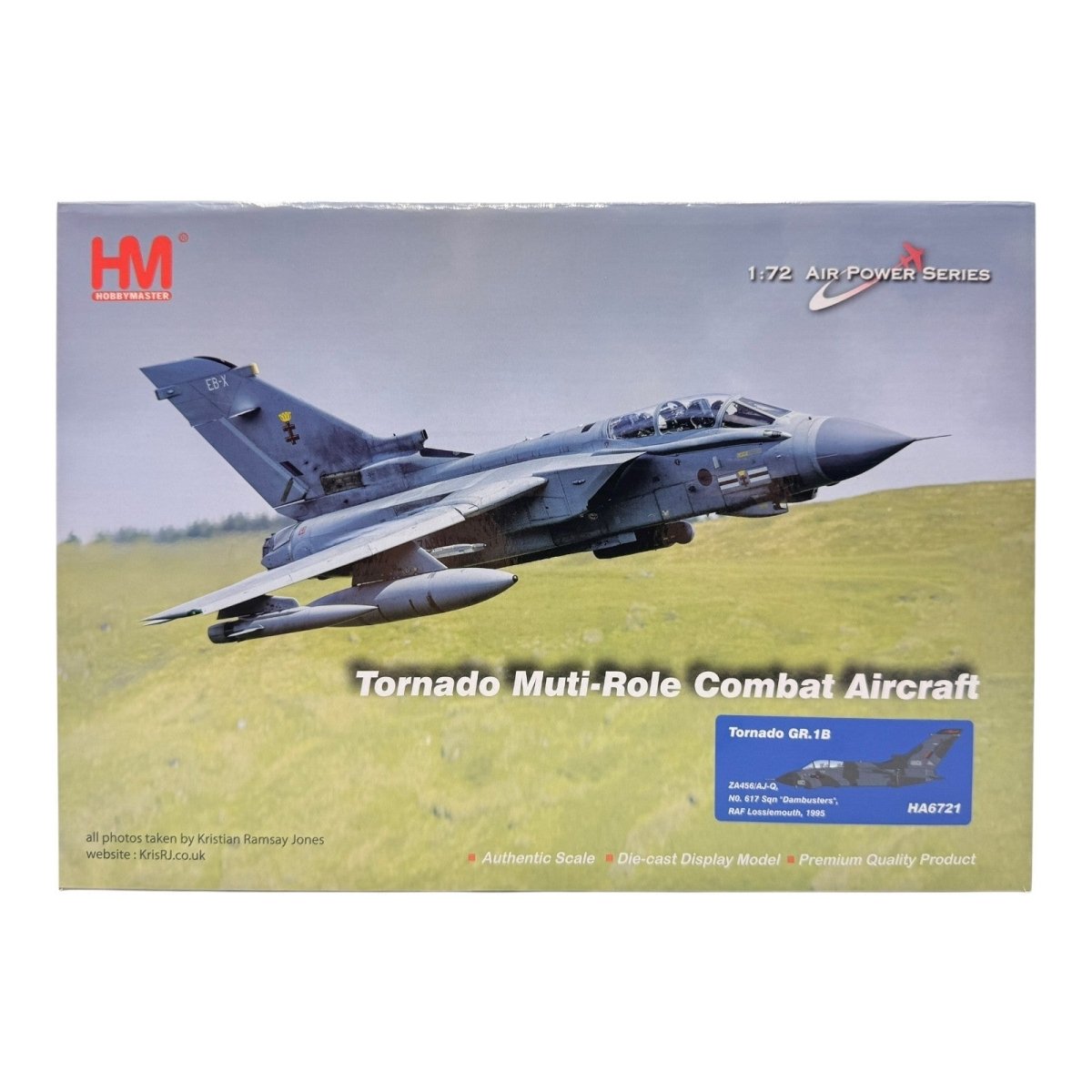 Hobby Master HA6721 1:72 Tornado GR.1B ZA456 617 Sqn RAF Lossiemouth, Dambusters - Hobby Master