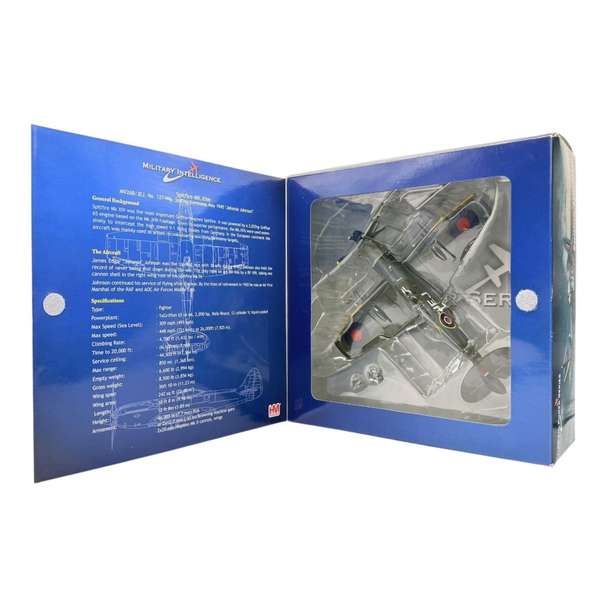 Hobby Master HA7101 1:48 Spitfire MK.XIVe MV268/JEJ "Johnnie Johnson" Germany - Hobby Master