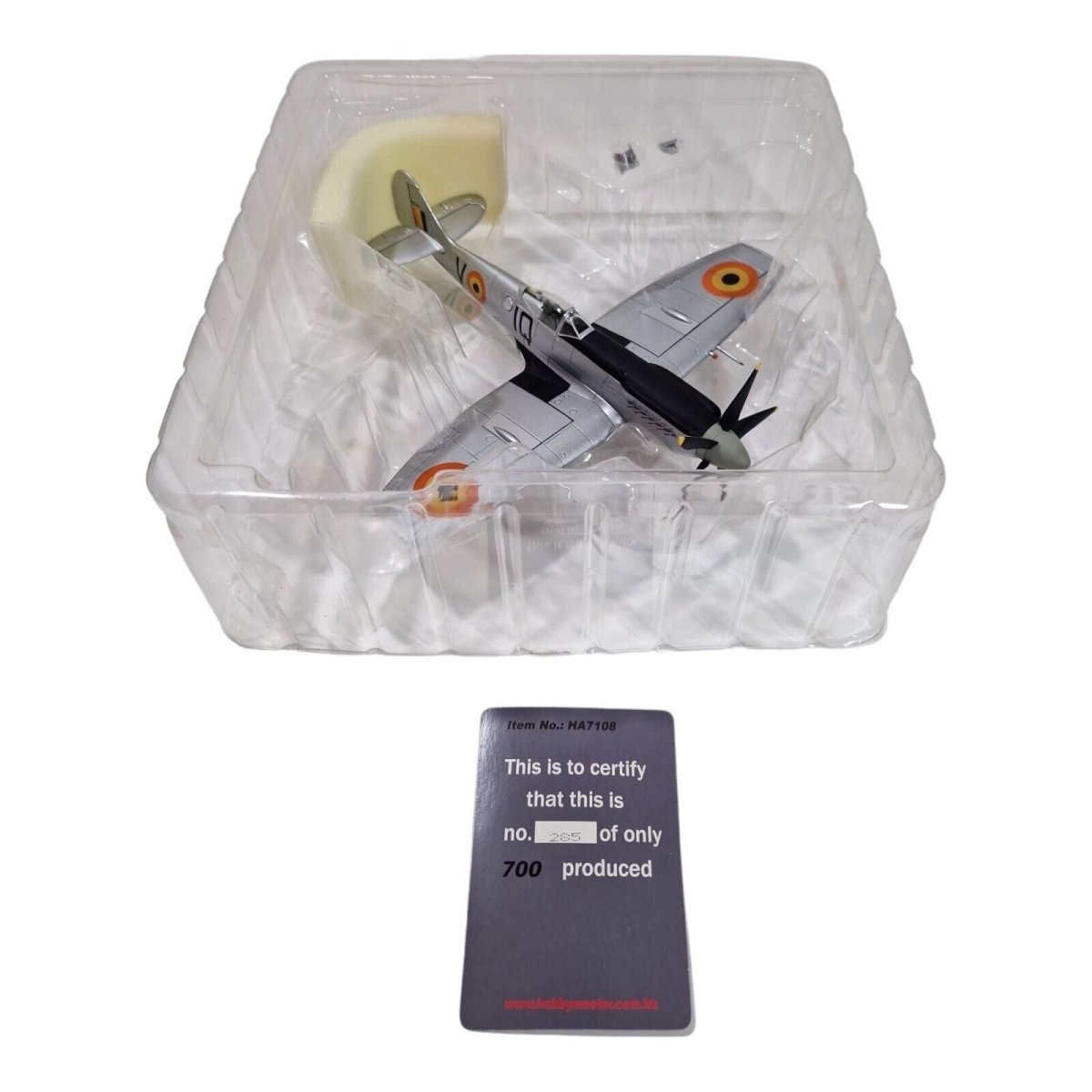 Hobby Master 1:48 Spitfire Mk XIVe Belgian Air Force 1951 Limited Edition HA7108 - Hobby Master