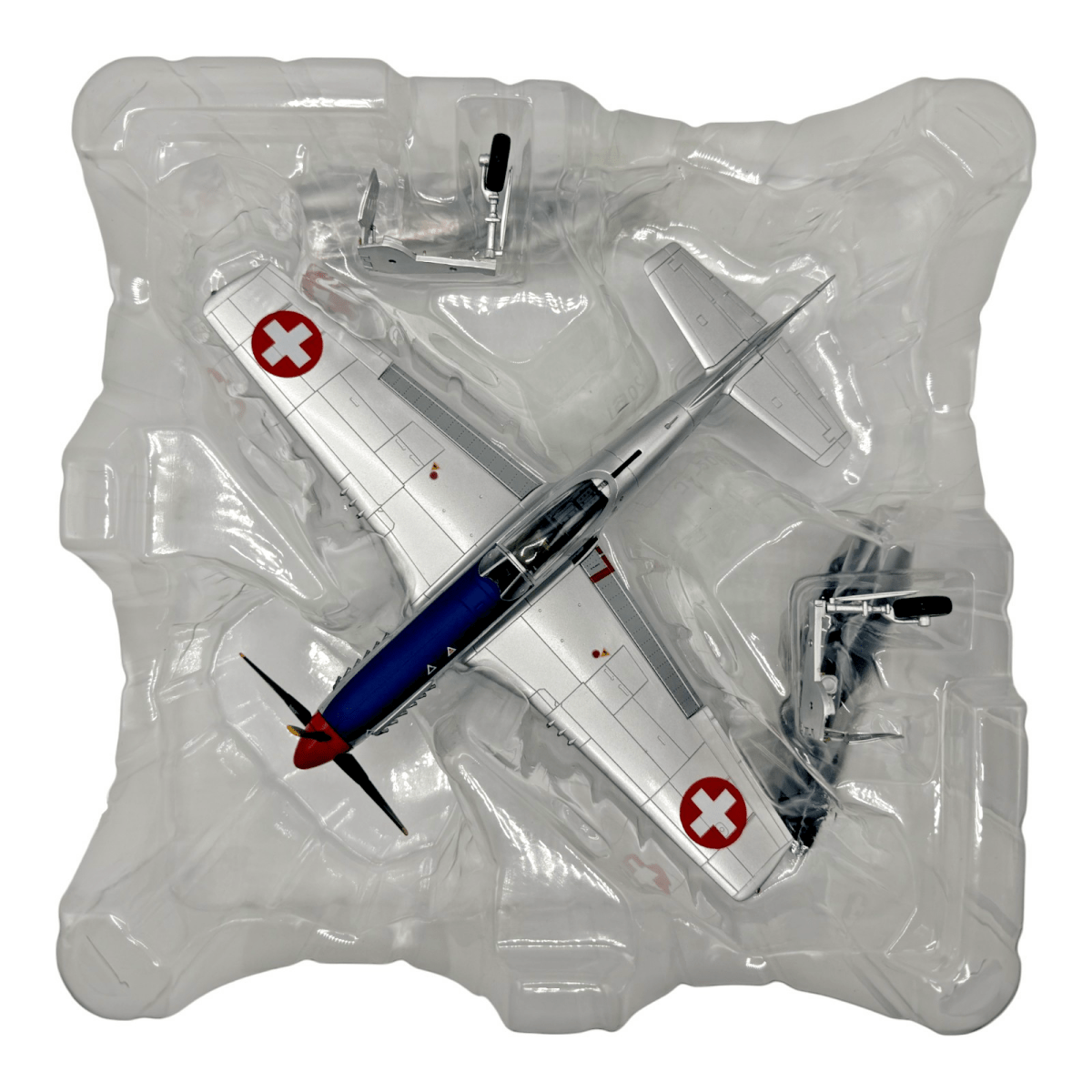 Hobby Master HA7725 1:48 P - 51D Mustang J - 2061, FISt 16, Swiss AF, September 1949 - Hobby Master