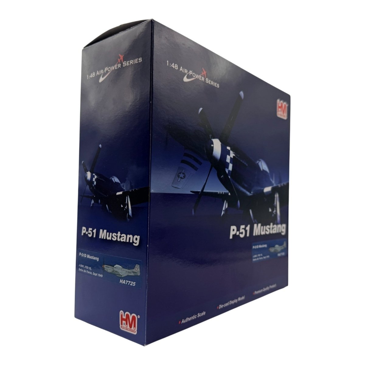 Hobby Master HA7725 1:48 P - 51D Mustang J - 2061, FISt 16, Swiss AF, September 1949 - Hobby Master