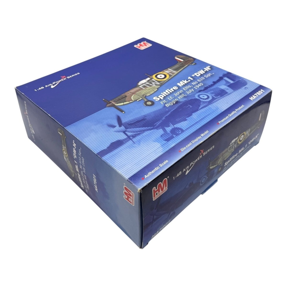 Hobby Master HA7801 1:48 Supermarine Spitfire Mk.1 DW - N Biggin Hill, Diecast - Hobby Master