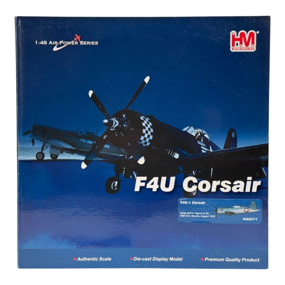 Hobby Master HA8211 1:48 Vought F4U Corsair USMC VMF - 215 Spirit of 76 - Hobby Master