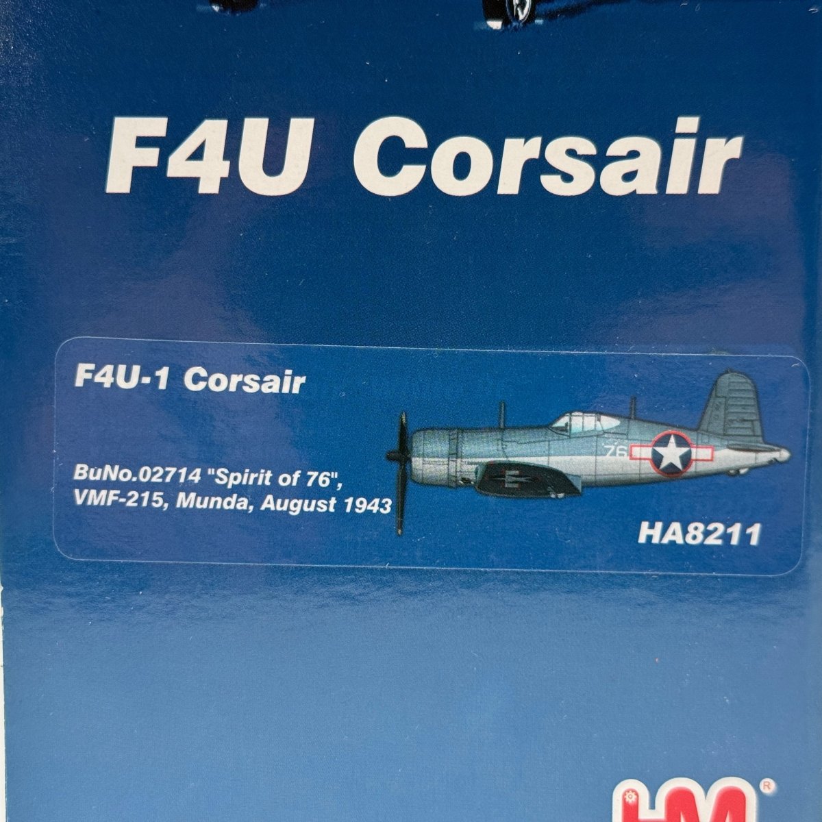 Hobby Master HA8211 1:48 Vought F4U Corsair USMC VMF - 215 Spirit of 76 - Hobby Master
