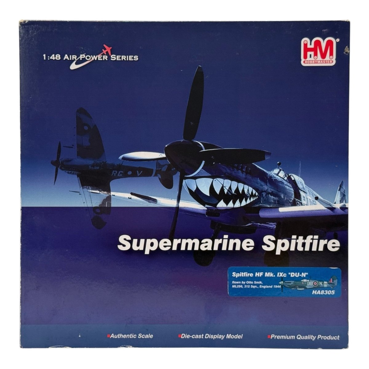 Hobby Master HA8305 1:48 Supermarine Spitfire Mk IX RAF No.312 Czech Sqn Otto Smik 1944 - Hobby Master