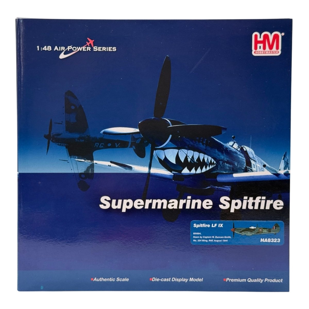 Hobby Master HA8323 1:48 Supermarine Spitfire LF Mk IX MH884 W. Duncan-Smith No.324 Wing RAF Ravenna Italy 1944 - Hobby Master