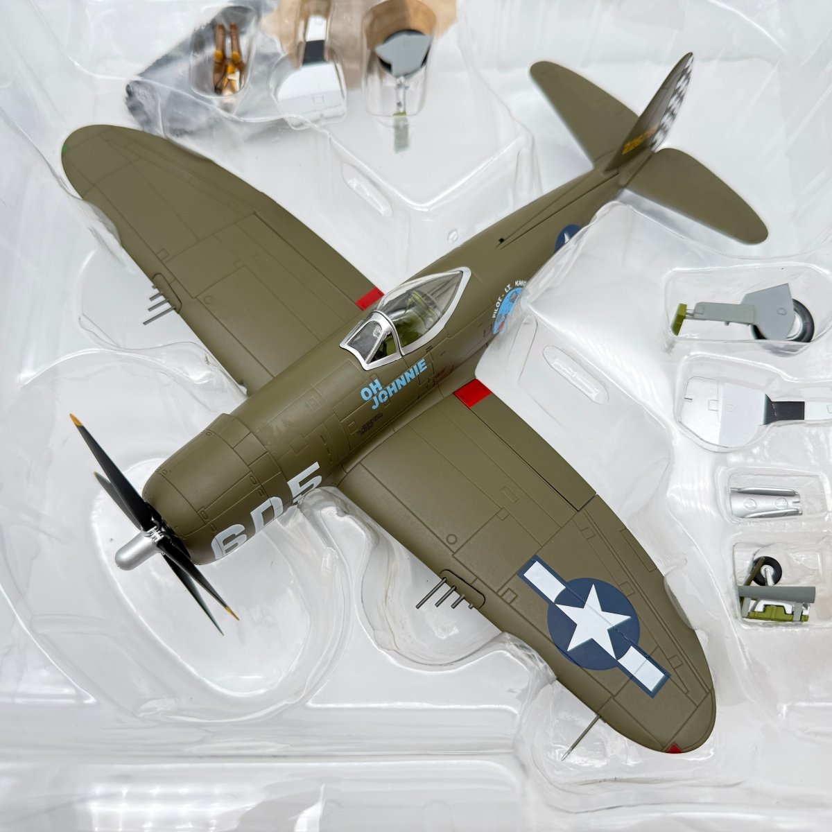Hobby Master HA8408 1:48 Republic P - 47D Thunderbolt Raymond Knight Oh Johnnie - Hobby Master