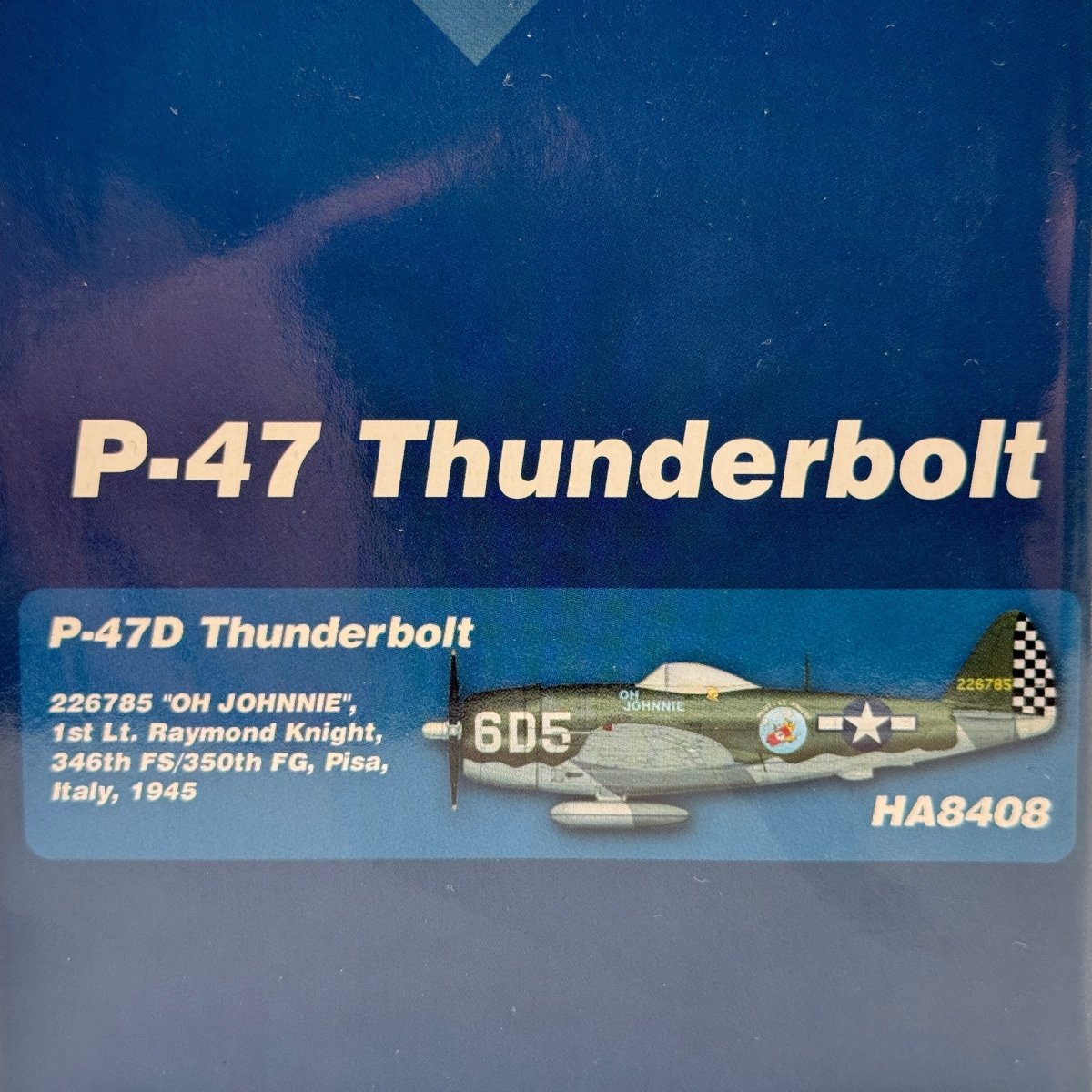 Hobby Master HA8408 1:48 Republic P - 47D Thunderbolt Raymond Knight Oh Johnnie - Hobby Master