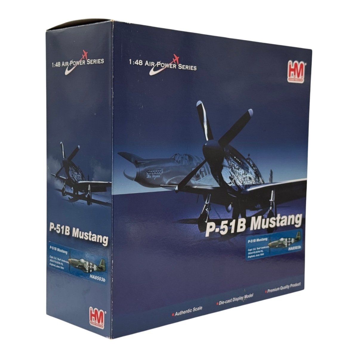 Hobby Master HA8503B 1:48 P-51B Mustang USAAF 357th FG Old Crow Bud Anderson - Hobby Master