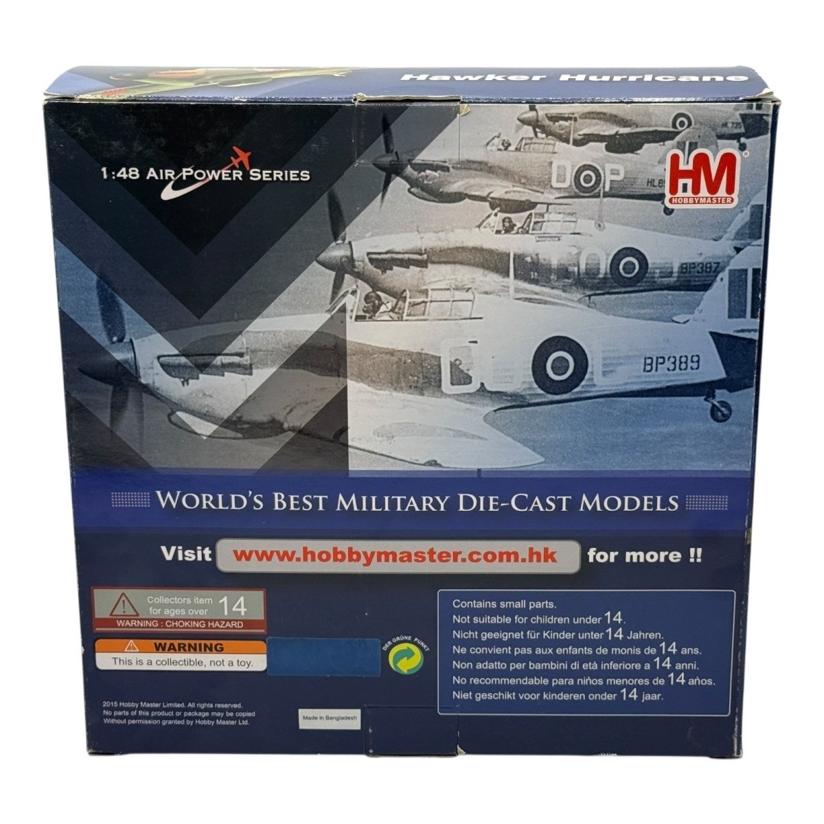 Hobby Master HA8609 1:48 Hawker Hurricane Mk I V6665 303 Sqn John Kent 1940 - Hobby Master