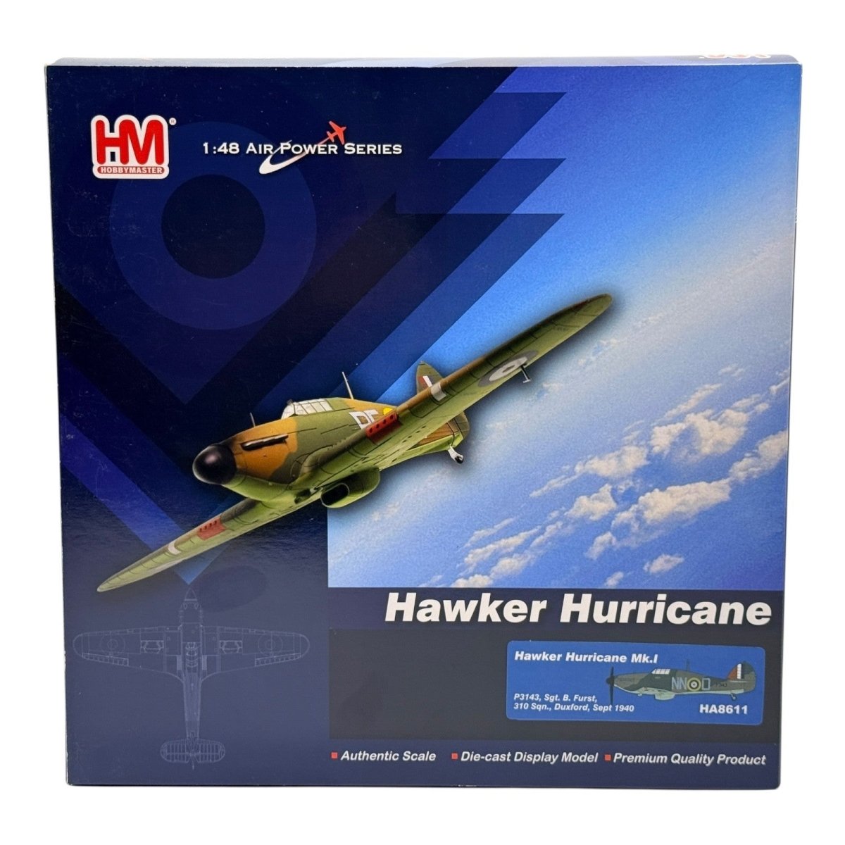 Hobby Master HA8611 1:48 Hawker Hurricane Mk I 310 Sqn P3143 RAF Duxford 1940 - Hobby Master