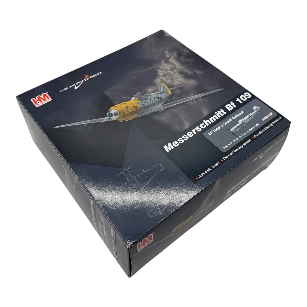 Hobby Master HA8702 1:48 Messerschmitt Bf 109E - 3 “Adolf Galland” JG 26 France - Hobby Master