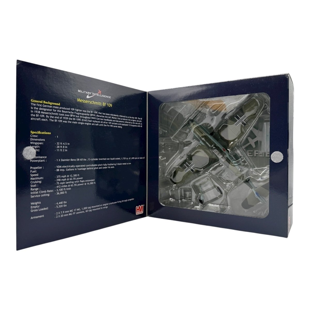 Hobby Master HA8702 1:48 Messerschmitt Bf 109E - 3 “Adolf Galland” JG 26 France - Hobby Master