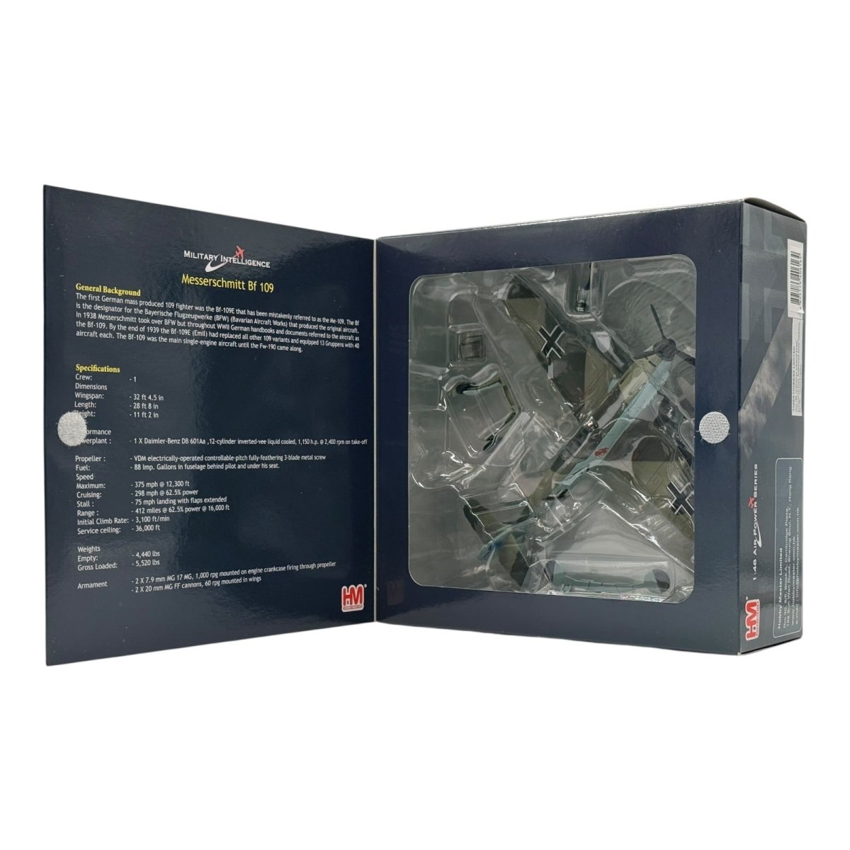 Hobby Master HA8702 1:48 Messerschmitt Bf 109E Adolf Galland Battle of Britain 1940 - Hobby Master