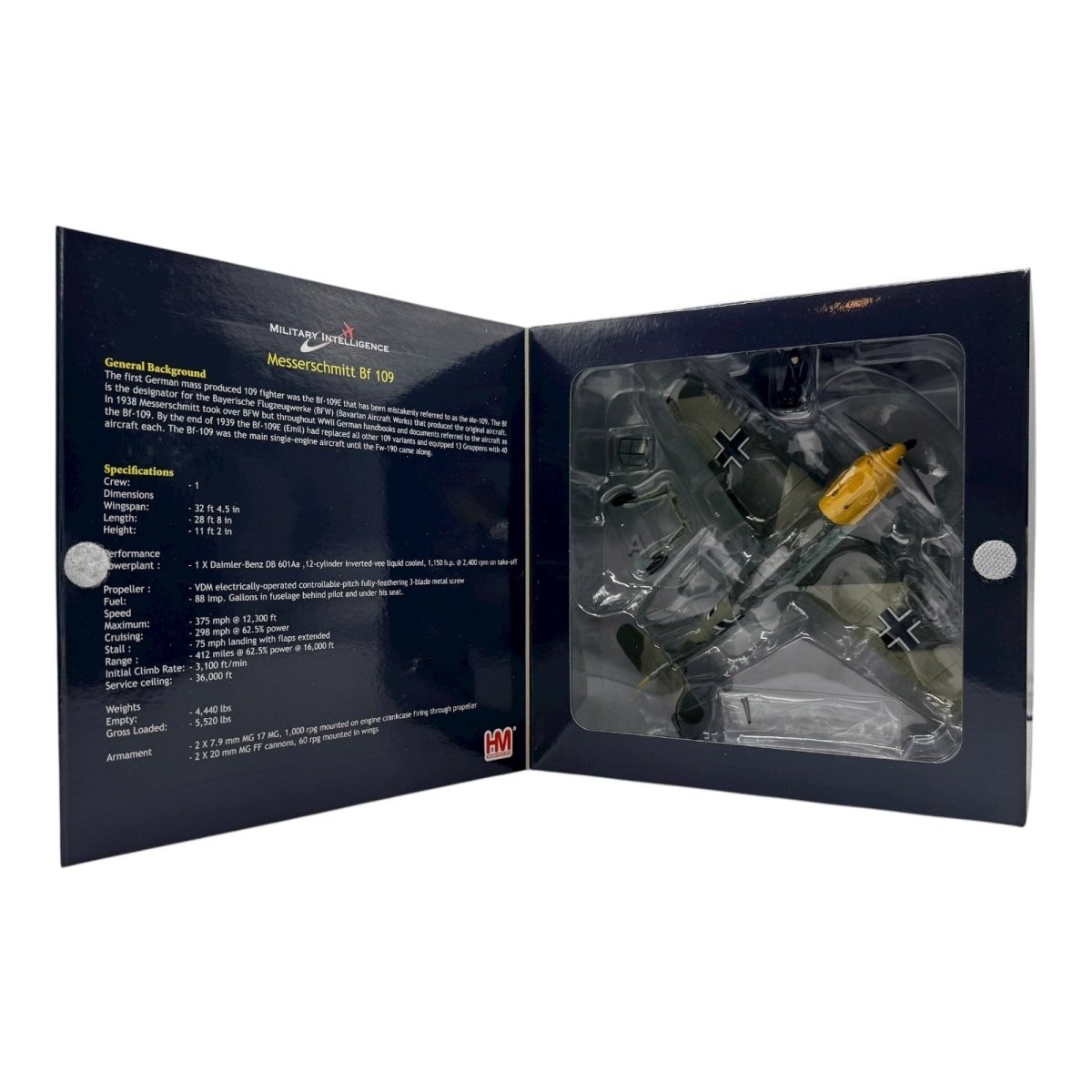 Hobby Master HA8715 1:48 Messerschmitt Bf 109E - 4 "Adolf Galland" 1940, Diecast - Hobby Master