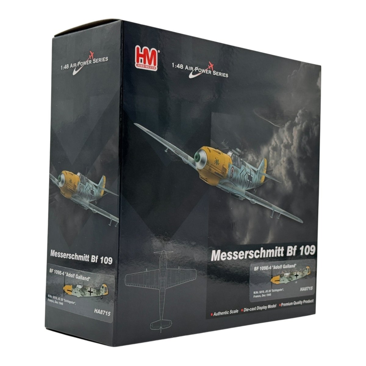 Hobby Master HA8715 1:48 Messerschmitt Bf 109E Adolf Galland JG 26 1940 - Hobby Master