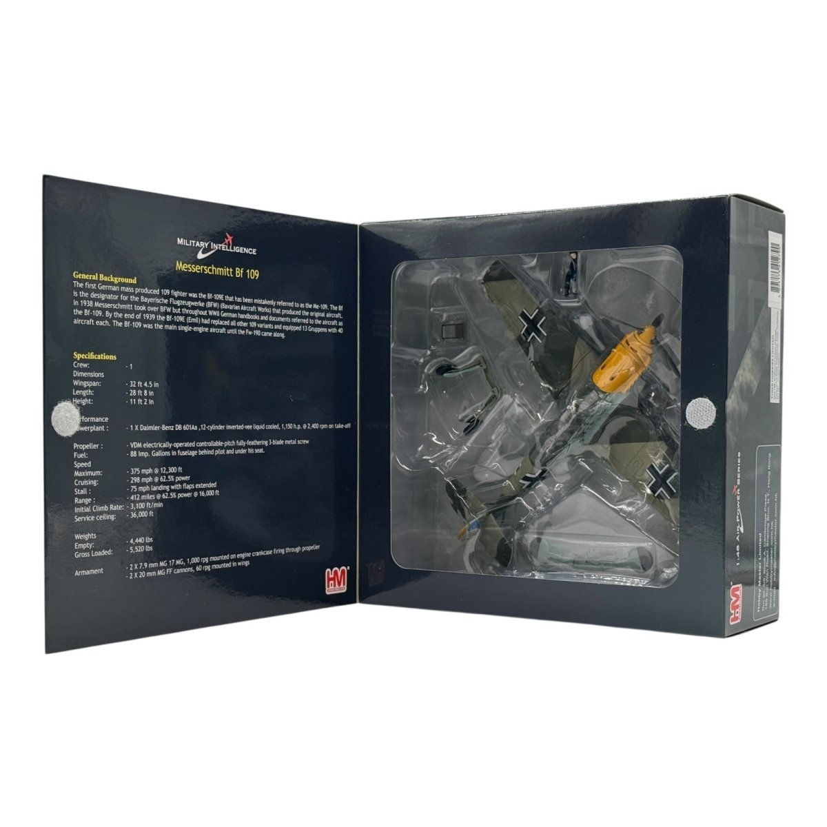 Hobby Master HA8715 1:48 Messerschmitt Bf 109E Adolf Galland JG 26 1940 - Hobby Master