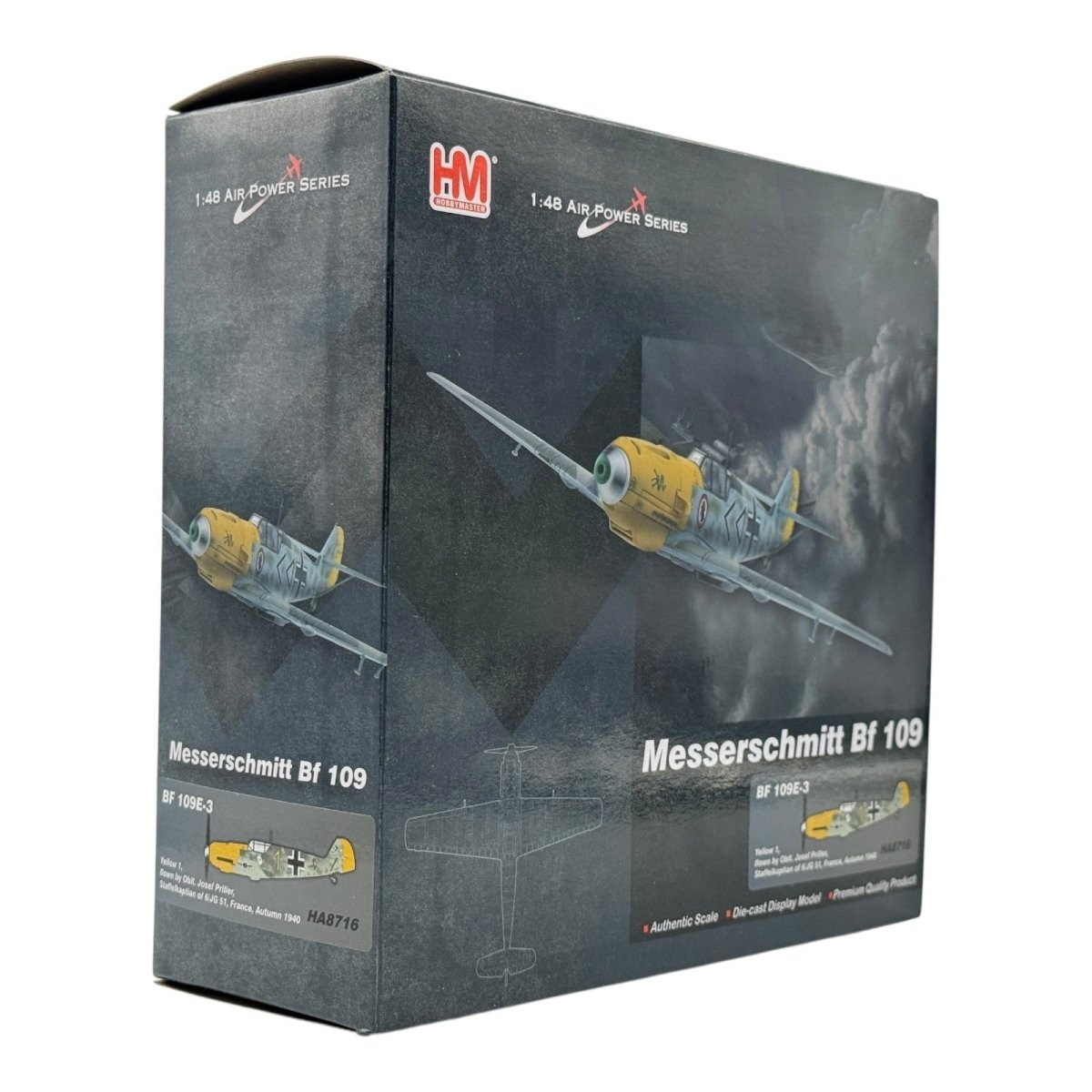 Hobby Master HA8716 1:48 Bf 109E - 3 Yellow 1 Josef Priller 6/JG 51 France 1940 - Hobby Master