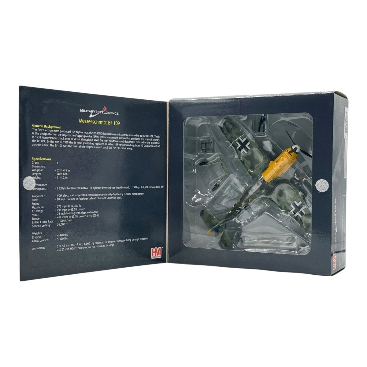 Hobby Master HA8716 1:48 Bf 109E - 3 Yellow 1 Josef Priller 6/JG 51 France 1940 - Hobby Master