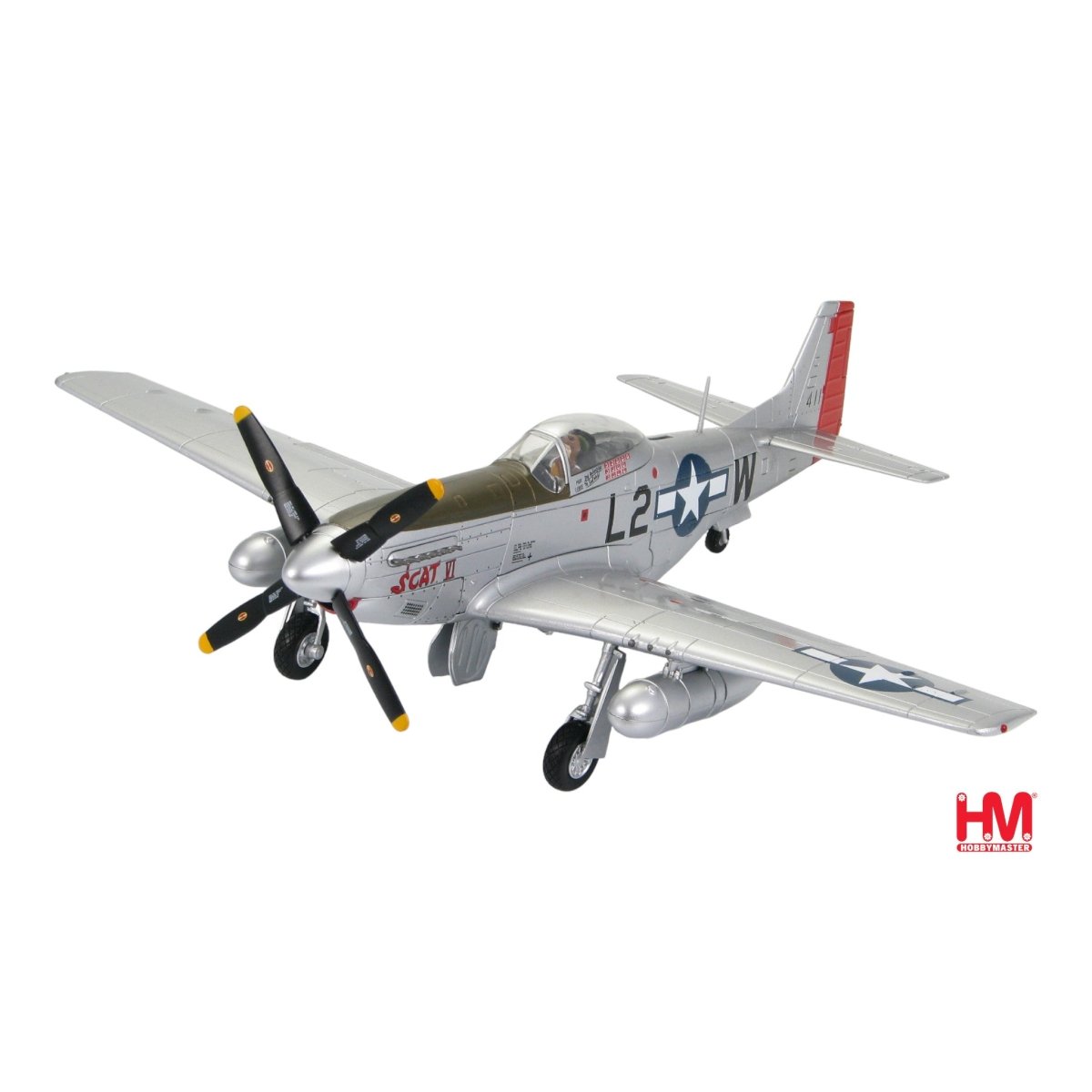 Hobby Master 1:48 P - 51D Mustang 44 - 11746 Scat VI February 1945 HA7724 Ex - display - Hobby Master