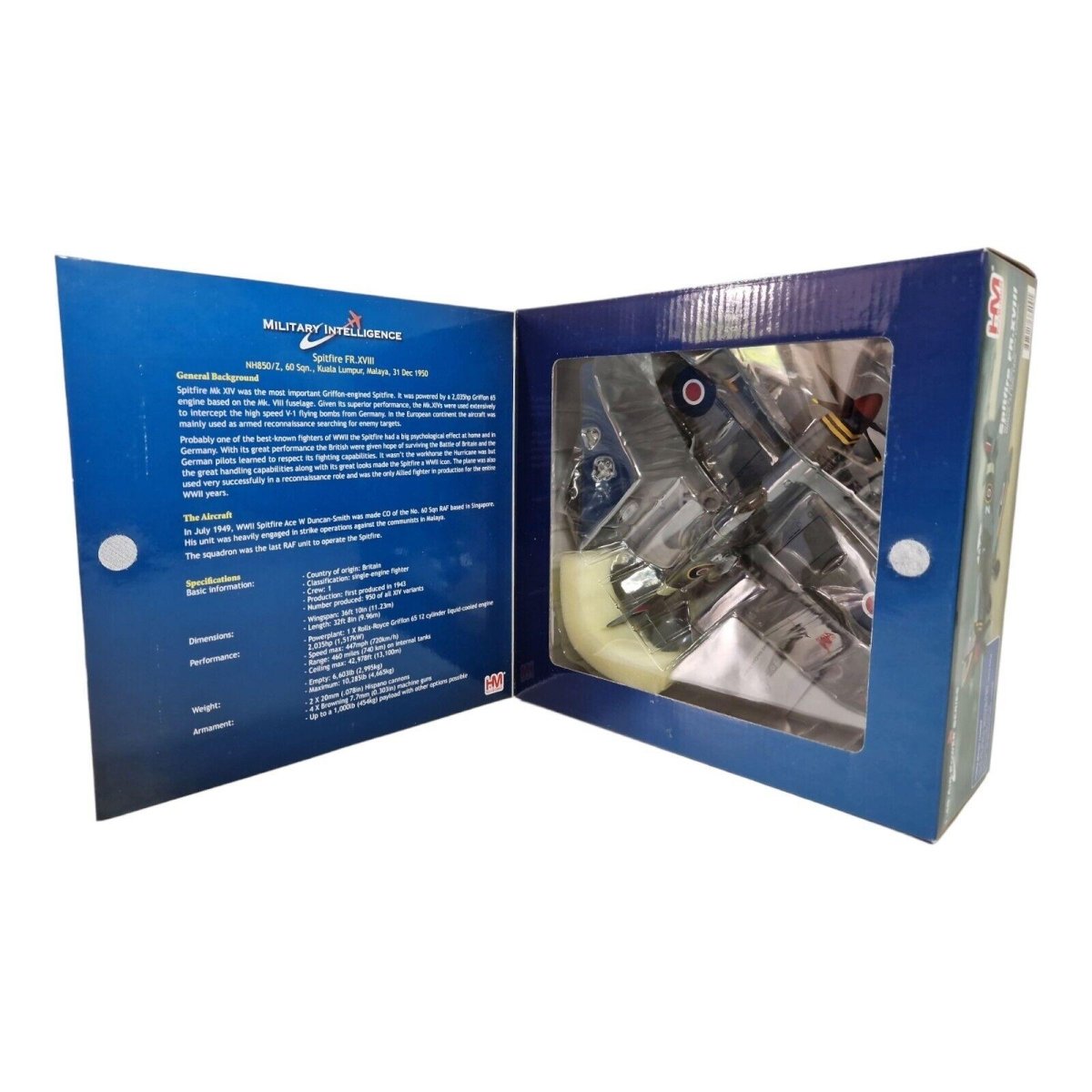 Hobby Master 1:48 Supermarine Spitfire FR.XVIII RAF Malaya 1950 Limited Edition HA7105 - Hobby Master