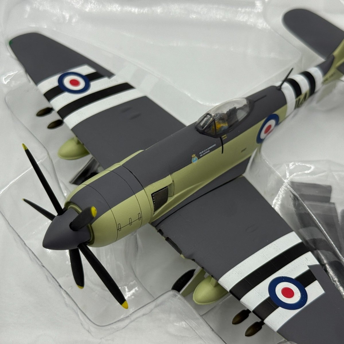 JC Wings 1:72 Sea Fury FB.11, No 802 Sqn, Peter Carmichael Edition Diecast Model - JC Wings